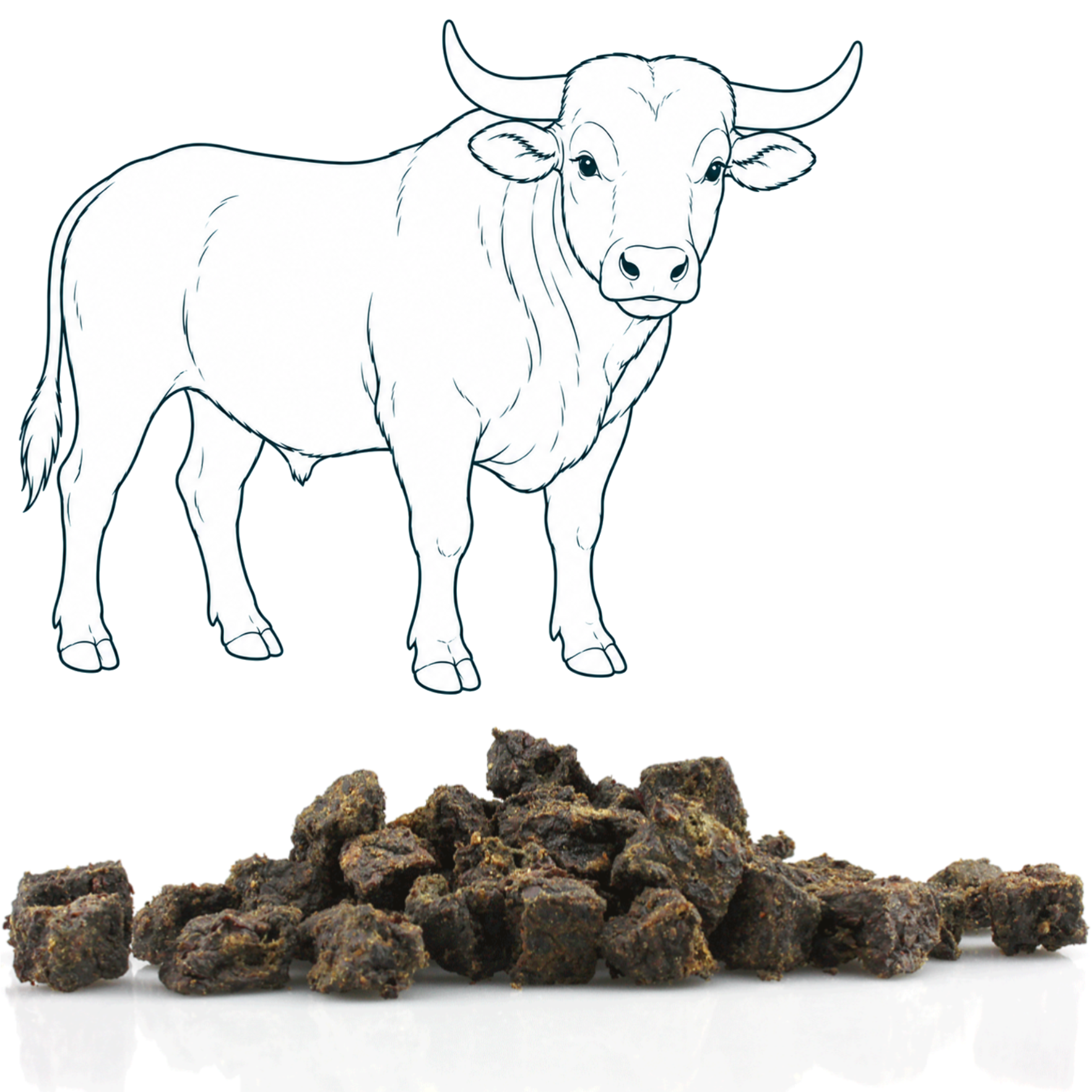 Bouchées de bœuf — friandise naturelle pour chien — Cyno'Lau