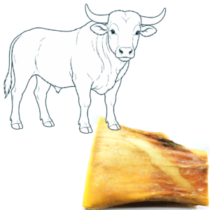 Plaque de peau de tête de bœuf extra dure