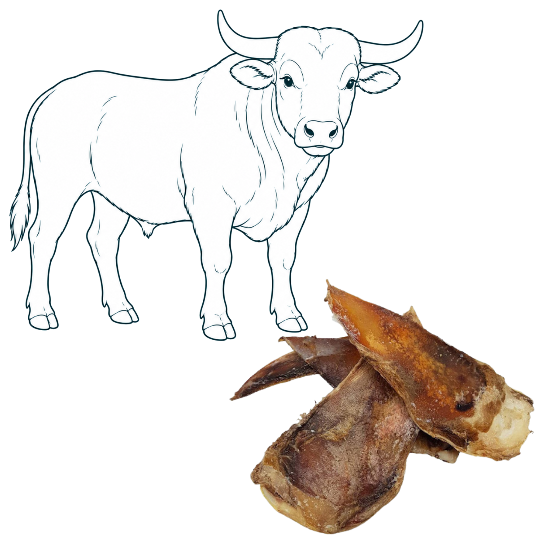 Cartilage de bœuf — friandise naturelle pour chien — Cyno'Lau